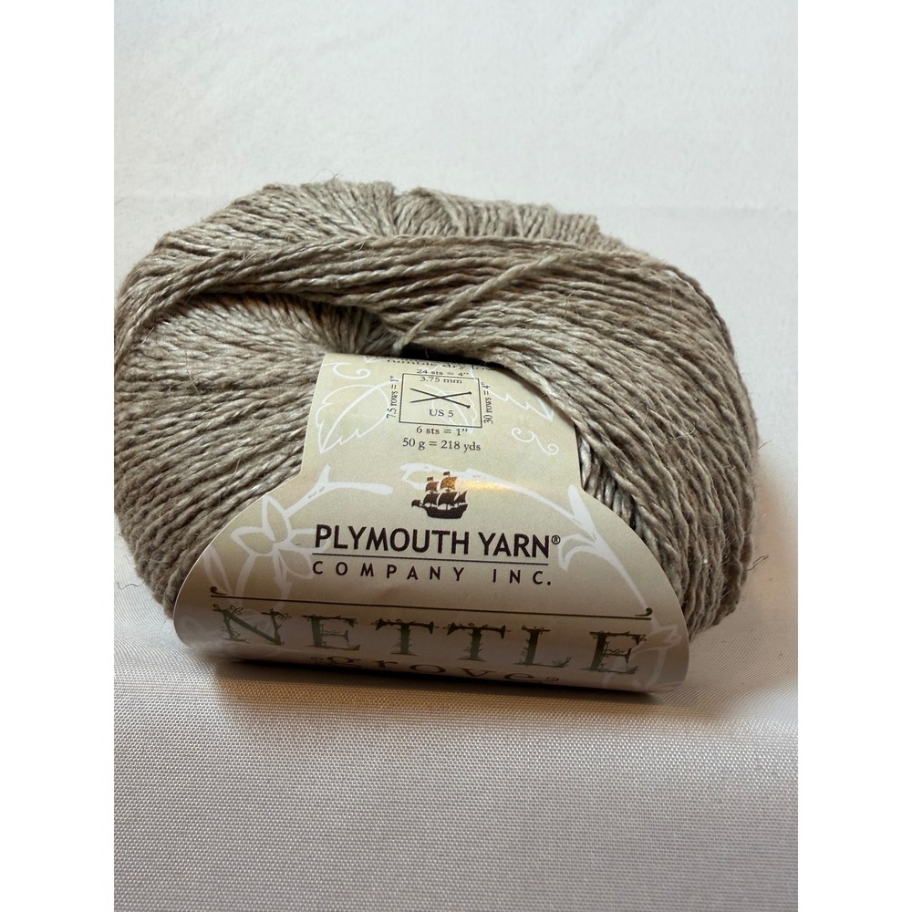 Plymouth Yarn Nettle Grove Cotton Linen Silk Nettle Blend Color 36 Dyelot 702